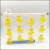 Transparent Zipper Bag A5 Small Yellow Duck Printing Information Bag Student Stationery Bag Office Document Bag Factory Direct Sales