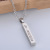 BTS Peripheral Bullet-Proof Youth League Collective Individual Titanium Steel Necklace Exo TFBoys Same Vertical Bar Necklace