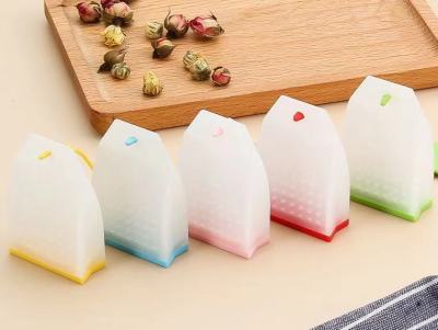 Transparent Silicone Tea Bag Silicone Tea Bag Tea Set Creative Silicone Tea Maker Gift Tea Filter Tool