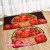 HD Loop Velvet Printing Kitchen Fruit Non-Slip Mat Foot Mats Carpet Spray Printing Kitchen 2-Piece Fruit Combination Mat