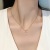 2021new Digital 7 Necklace Golden Clavicle Chain Cold Wind Exquisite Ornament Wholesale