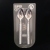 Cutlery Chopsticks Fork and Spoon Student Suit Tableware Thickened 304 Stainless Steel Spoon Chopsticks Portable Set Soup Spoon