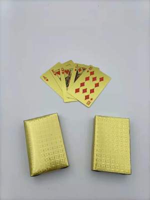Poker PVC Plastic Waterproof Gold Tyrant Poker