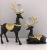 Resin Crafts European Pattern Crystal Ball Couple Pair Deer Decoration Creative Living Room TV Cabinet Decorations