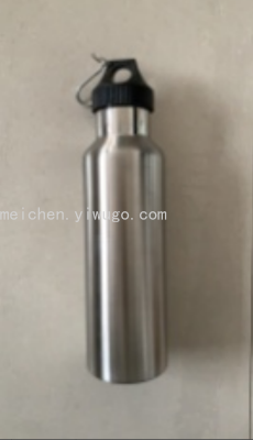 Sports Kettle Vacuum Cup Stainless Steel Insulation Cold Water Bottle Outdoor Insulation Aluminum Pot C8005I-600ml