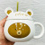 Cross-Border New Product Creative Cute Bear Cartoon Mug Men's and Women's Student Cup Ceramic Three-Dimensional Cover Household Drinking Cups