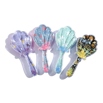 Cute Cartoon Hairdressing Comb Shell Comb Air Cushion Comb Children's Hair Tangle Teezer Cross-Border Customization Airbag Comb ·