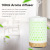 New Heart-Shaped Ceramic Aromatherapy Humidifier Colorful Night Lamp Ultrasonic Aroma Diffuser Ultrasonic Essential Oil Diffuser