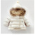 Cross-Border Children's Clothing Foreign Trade Winter Cotton Dress New Korean Style Small and Medium Boys and Girls Real Fur Collar Hand Plug Cotton-Padded Coat