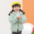 2021 New Children's down and Wadded Jacket Boys and Girls Children's Cotton-Padded Clothes Baby Short Little Dinosaur Hooded Jacket