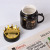 Internet Celebrity Crown Mirror Ceramic Cup Color Glaze Mug with LID Activity Gift Customized Opening Gift Logo