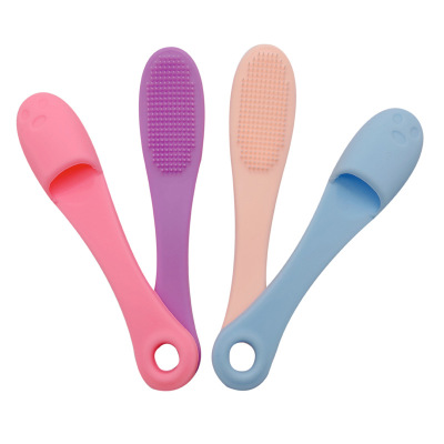 Factory Direct Sales Silicone Nose-Washing Brush Pore Cleaning Massage Brush Blackhead Exfoliating Cleaning Brush Beauty Tools