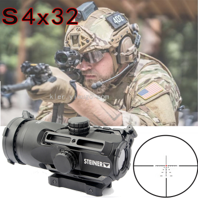 S432 Bazooka 4 Times HD Anti-Seismic Short Telescopic Sight