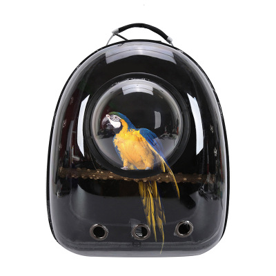 New Panoramic Breathable Pet Bag Outdoor Portable Parrot Eight Brothers Bird Bag Multi-Functional Cat Bag Dog Bag Wholesale Delivery