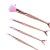 Makeup Brush Soft Hair Mermaid Set Electroplated Nylon Hair 4 PCs PVC Brush with Spot Source Factory