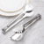 Wholesale Non-Magnetic Stainless Steel Semicircle Full round Food Clip Multi-Functional Buffet Food Clip Bread Clip