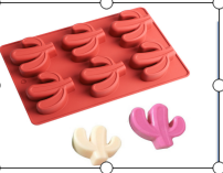 6-Piece Cactus Cake Mold Mousse Silicone Mold
