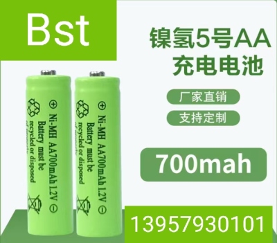 Factory Direct Sales, No. 5 AA 700 MA 1.2V Rechargeable Battery