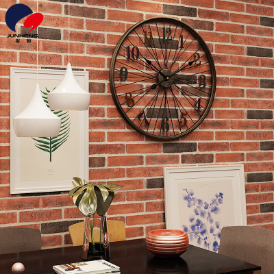 Coffee Shop Bar Personalized Metal Antique Wall Clock Living Room Creative Mute Clock New Iron Art Wall Clock European Style