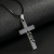 Men's Street Hip-Hop Necklace Jesus Cross Pendant Europe and America Cross Border Ornament Personality Religious Totem Necklace