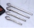 Stainless Steel Food Clamp Barbecue Fried Cake Clip Kitchen Bread Clip Hotel Food Clip Steak Tong