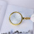 New Fashion Gold-Plated Straight Handle Magnifying Glass Personalized Handheld Elderly Reading Glasses Gift Magnifying Glass Factory Wholesale