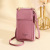 Mobile Phone Bag Women's Crossbody Coin Purse Long Clutch Wallet Large Capacity Mobile Phone Bag Zip One Shoulder Messenger Bag