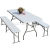 240Z Plastic Folding Table Blow Molding Portable Folding Table Conference Training Table Adjustable Outdoor Picnic Table