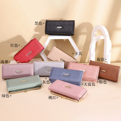 2021 New Wallet Women's Korean-Style Multi-Card-Slot Clutch Large Capacity Leisure Phone Bag Change Card Holder Wholesale