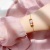 Korean Style Sweet Elegance Bags Alluvial Gold Candy Pendant Necklace Bracelet Female No Color Fading Snake Bones Chain Bracelet Necklace
