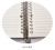 Ruiyi Loose Spiral Notebook 16kpp Folder Coil Notebook Detachable Notepad Student Class Wood-Free Paper