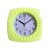 Foreign Trade Colored Series Square Quartz Wall Clock Can Be Printed Logo, Dear Brother, Simple and Cheap Clock 23cm