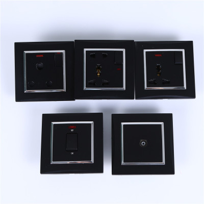 Hong Kong and Macao Version Socket British Socket with USB Panel Electric Lamp Switch Panel
