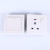 White Switch Panel Wall Switch Porous Household Power Switch Speed Control Wall Switch Socket