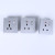 Switch Panel Silver Wall Switch Socket Home Decoration Household Usb5 Hole Five Hole Switch Socket