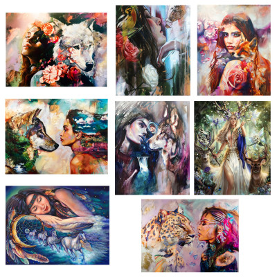 Digital Oil Painting Factory Specializes in Producing DIY Digital Oil Painting Diamond Painting Supply E-Commerce