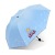 Umbrella XINGX Adult and Children Dual-Use Sun-Proof UV-Proof Sunny Rain Black Glue Sun Umbrella Can Be Printed Advertising