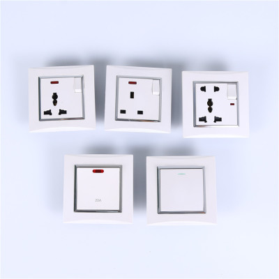 Household British Standard Electric Plug-in Su 13A British Socket Panel British Standard USB Socket Mobile Phone Charging Switch