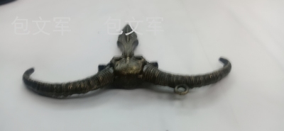 Wholesale Brass Knuckle Iron Single Finger Finger Holder Body Tools Military Fans' Supplies Ghost Head Single Finger