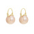 S925 Silver Pearl Stud Earrings Female Douyin Online Influencer Live Broadcast Same Style Earrings High-Grade Light Luxury Earring Ornament Wholesale