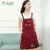 Boutique Apron Pure Cotton Featured Apron Kitchen Household Sleeveless Apron Factory Direct Sales Printing Advertising Apron