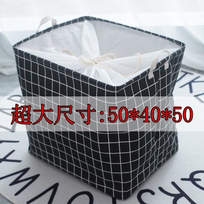 Household Clothes Quilt Luggage Moving Packing  Moisture-Proof Wardrobe Storage Basket Extra Large Fabric Drawstring Box