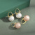 S925 Silver Pearl Stud Earrings Female Douyin Online Influencer Live Broadcast Same Style Earrings High-Grade Light Luxury Earring Ornament Wholesale