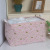 Large Size Cotton Linen Canvas Toy Storage Box Storage Basket Fabric Clothes Waterproof and Foldable Home Drawstring Storage Box