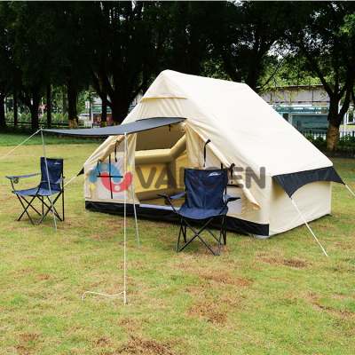 Outdoor Camping Tent Inflatable Building-Free Portable Beach Grass Camping Thickened Rainproof Qinglvwu Indian