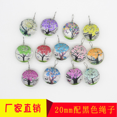 20mm Lace Flower Small Tree Necklace Dried Flower Simple Women's Hand AliExpress Clavicle Chain Amazon Ornament Xl77