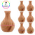 5V Wood Grain USB Humidifier Seven Colors Noctilucent Aroma Diffuser Household Vase Air Purifier