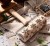 Christmas Elk Printing Rolling Pin Wood Laser Engraving Embossing Rolling Pin Cookies Rolling Stick