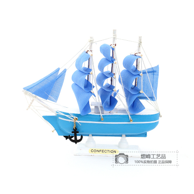 Home Creative Crafts Decorations Sailboat Decoration TV Wine Cabinet Bedroom Living Room Bookshelf Smooth Sailing Small Ornament