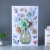 3D Vase Layer Stickers Potted Flower DIY Wall Sticker Refrigerator Wardrobe and Cabinet Glass Sticker